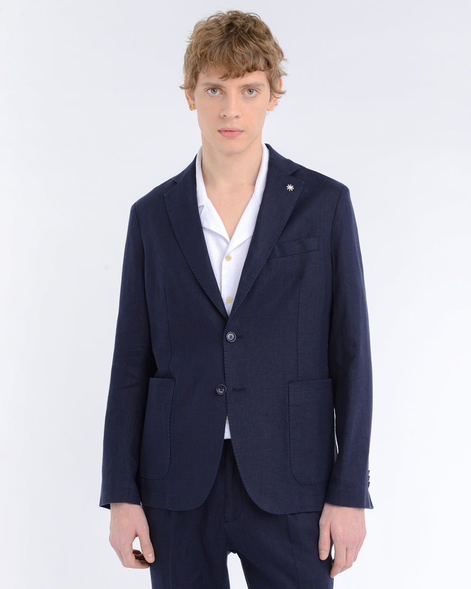 Manuel Ritz single-breasted suit - Blue