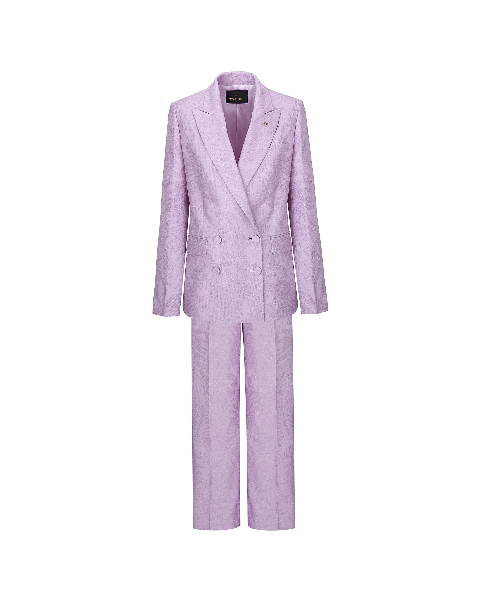 Manuel Ritz shawl-lapels single-breasted blazer - Purple