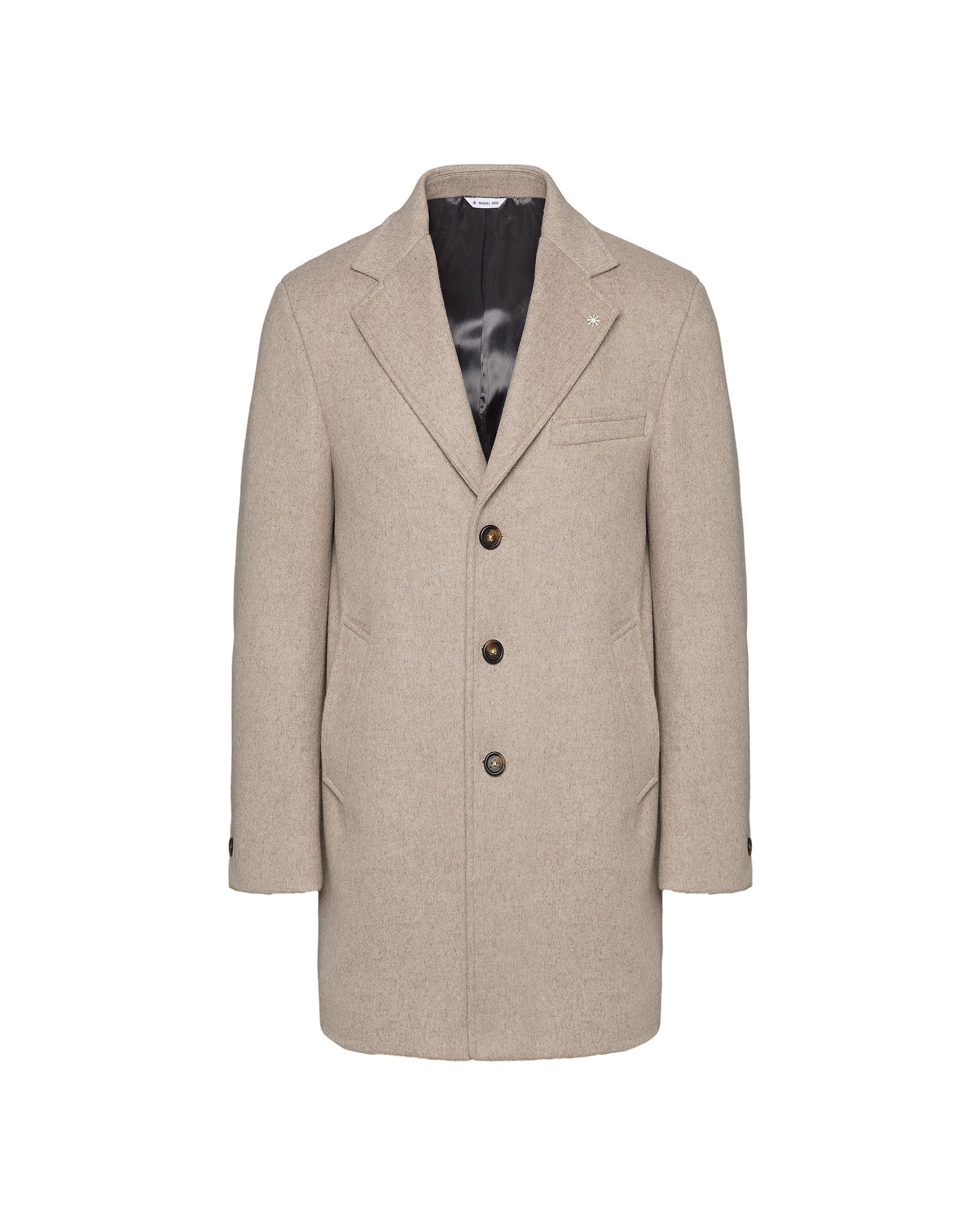 Men's slim fit wool coat hotsell