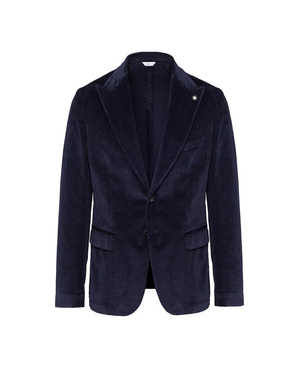 blue stretch corduroy nuvola blazer