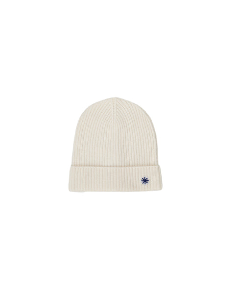 white english rib cashmere blend cap