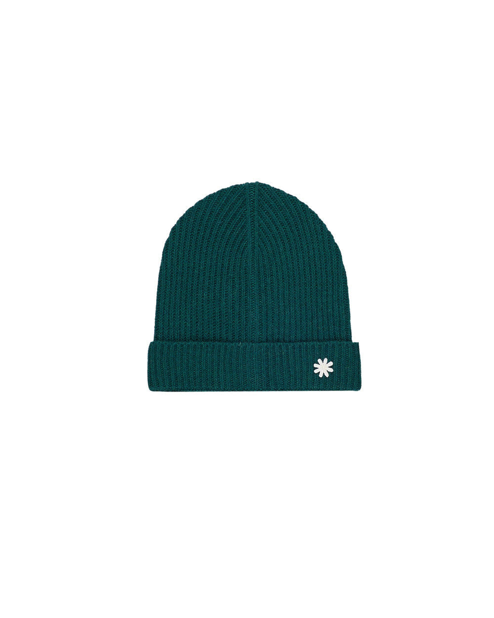 green english rib cashmere blend cap