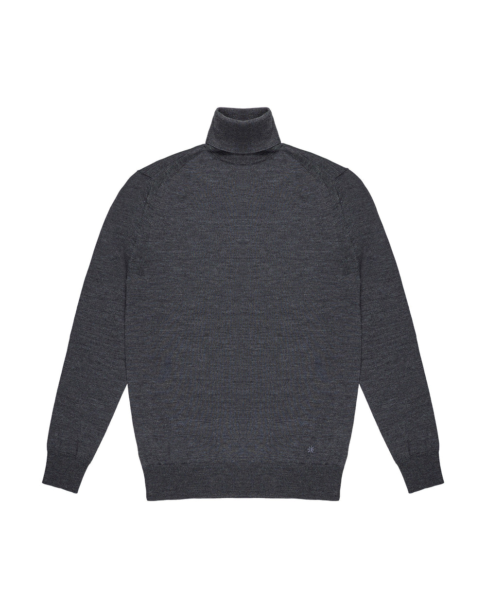 gray pure wool turtleneck