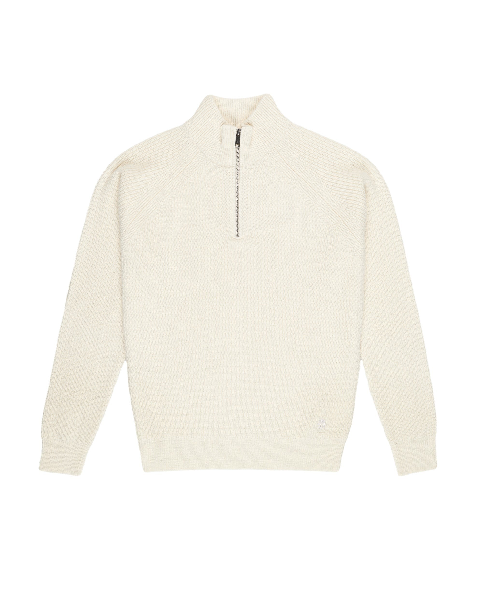 Reiss Mens White Half Zip Matias Sweater deals L