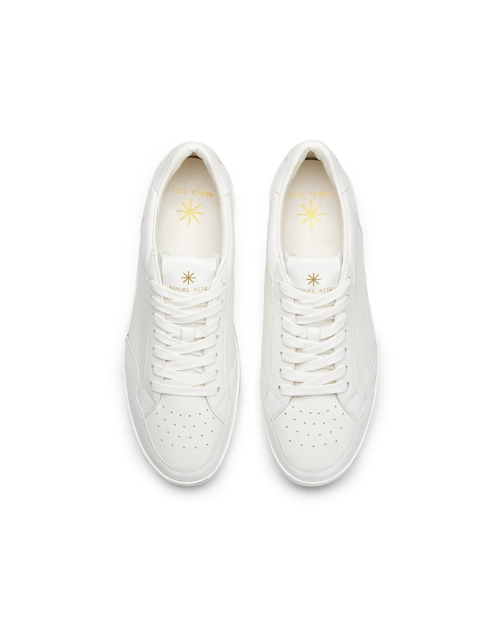 white leather mix sneakers