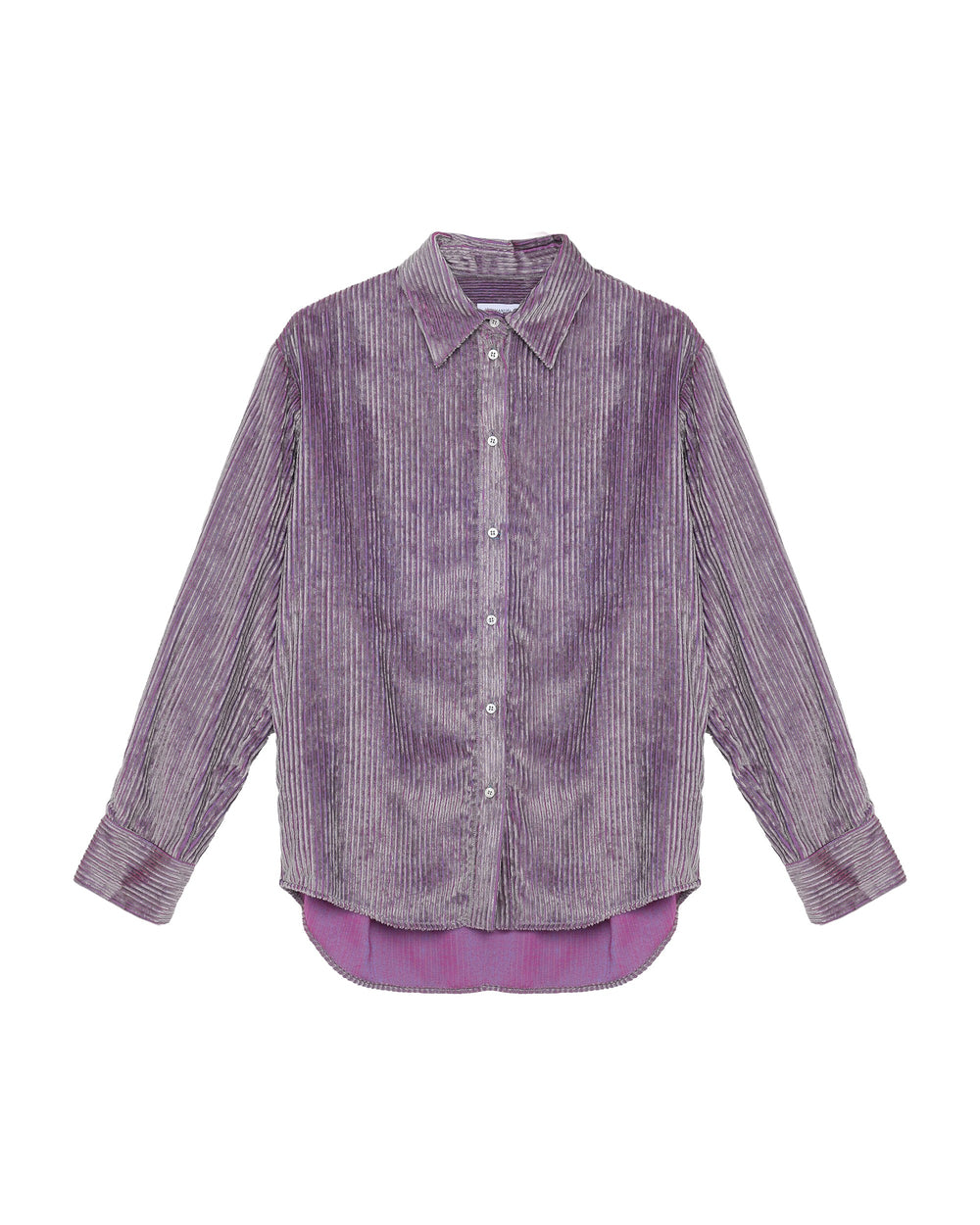 gray viscose chenille over shirt