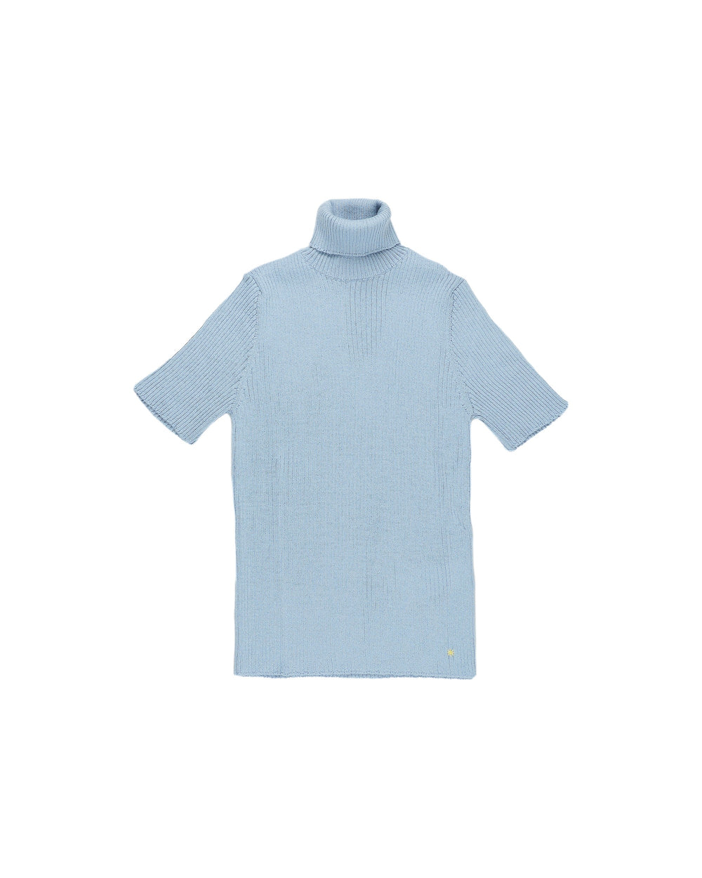 sky blue turtleneck sweater