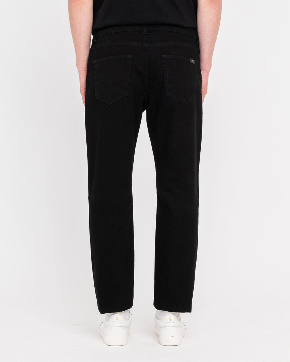 black black stretch denim