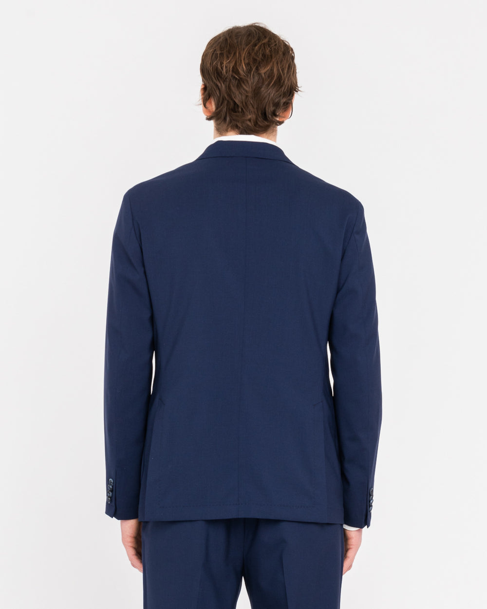 blue nuvola cool wool stretch blazer