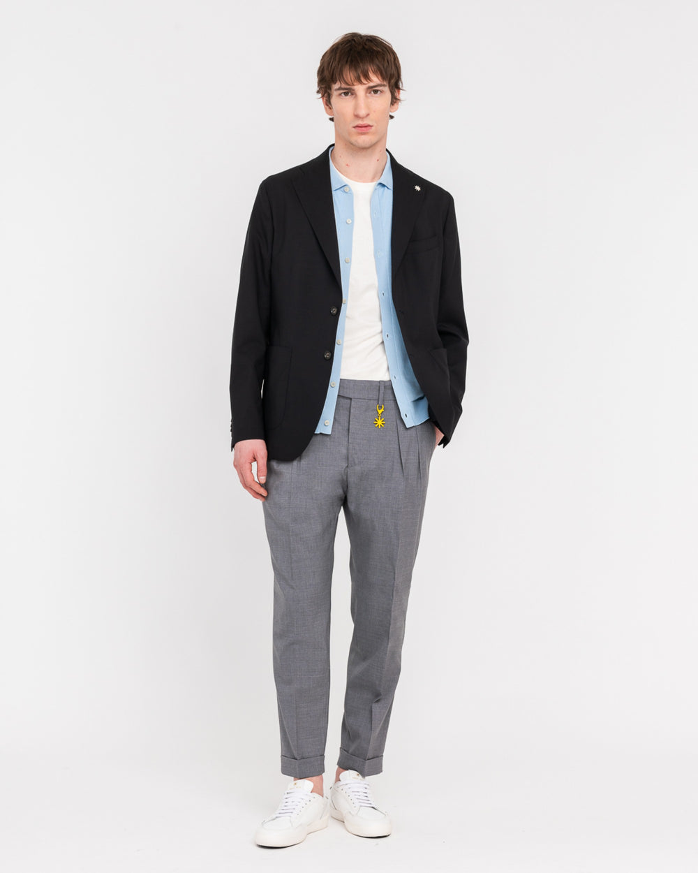 black nuvola cool wool stretch blazer