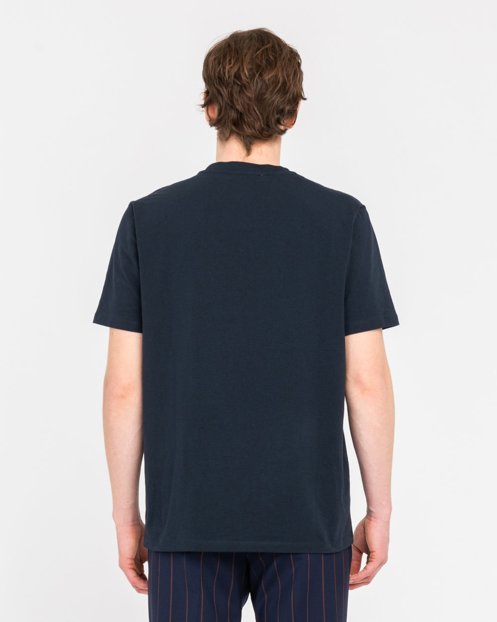 blue stretch cotton jersey t-shirt